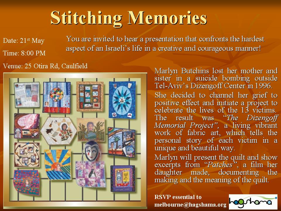 Hagshama Stitching Memories