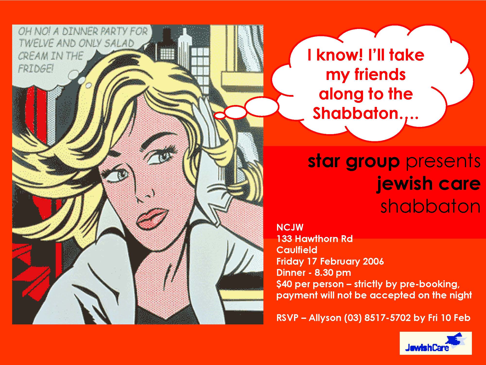 Star Group Jewish Care shabbaton 2006