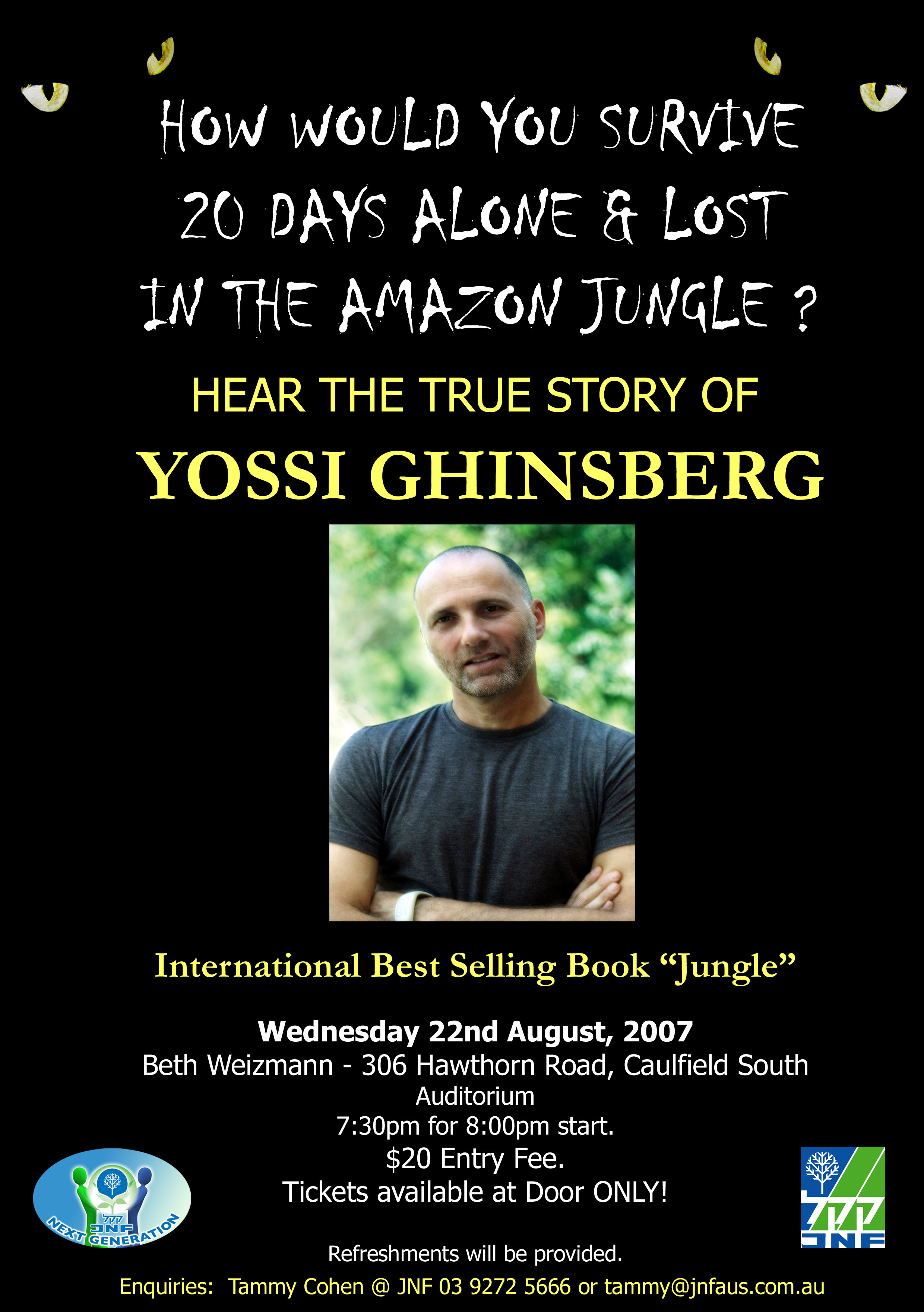 Young Jnf Yossi Ghinsberg